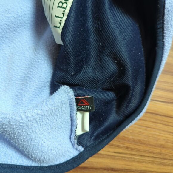 LL Bean Fleece Jacket Kids Size L 14/16 Full Zip Light Blue Outdoors Polartec - Picture 4 of 10